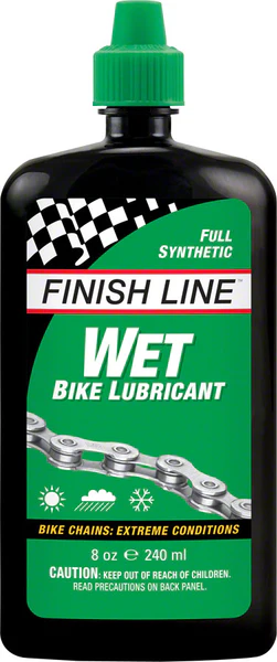 Finish Line WET Lube, 8oz Drip