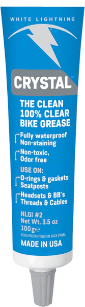 White Lightning Crystal Grease, 3.5oz Tube