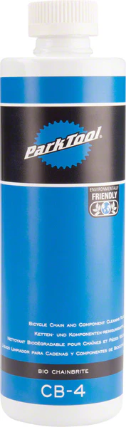 Park Tool CB-4 Bio Chain Brite, Chain Cleaner/Degreaser 16oz bottle