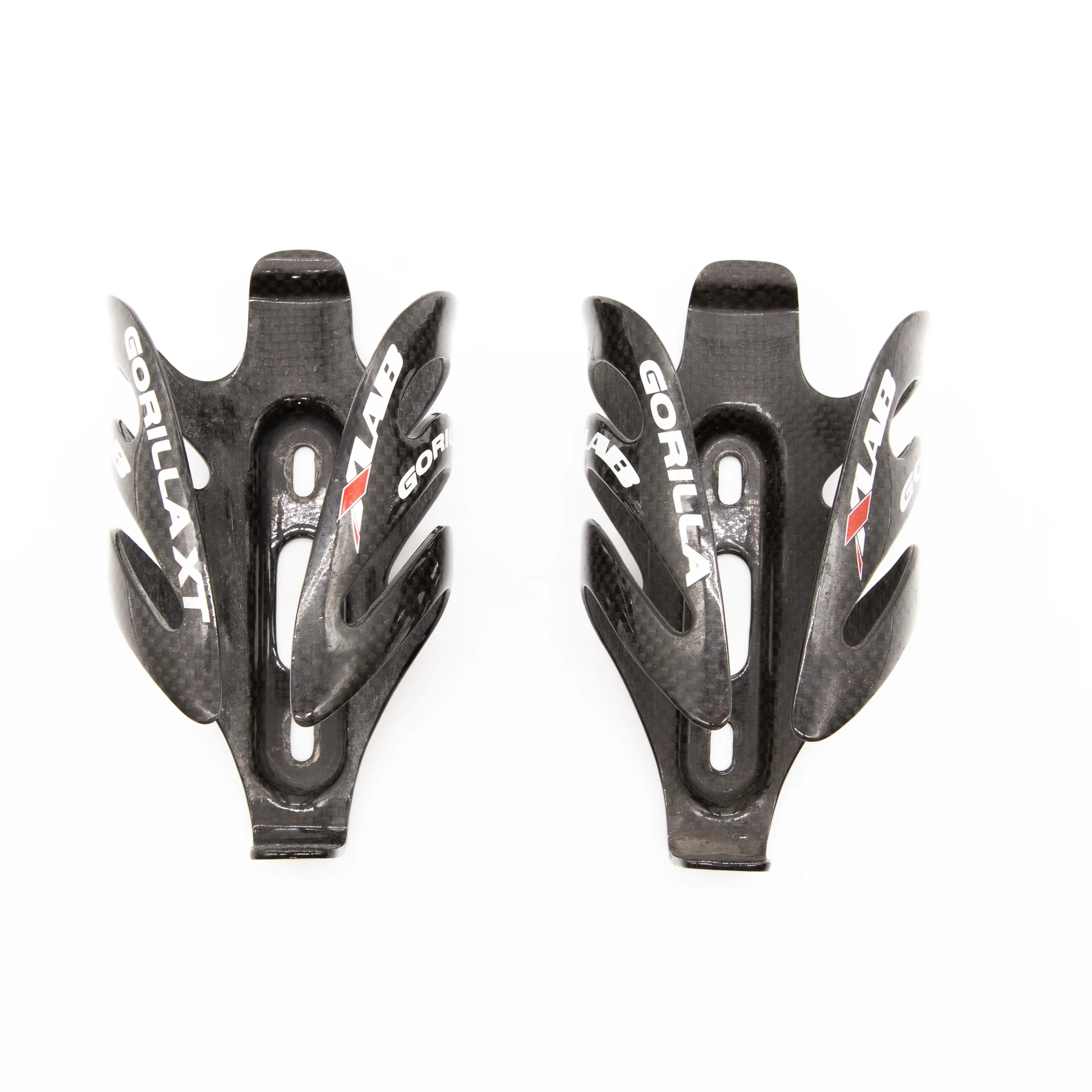 XLAB Gorilla XT Carbon Cages Black Gloss Pair 91g