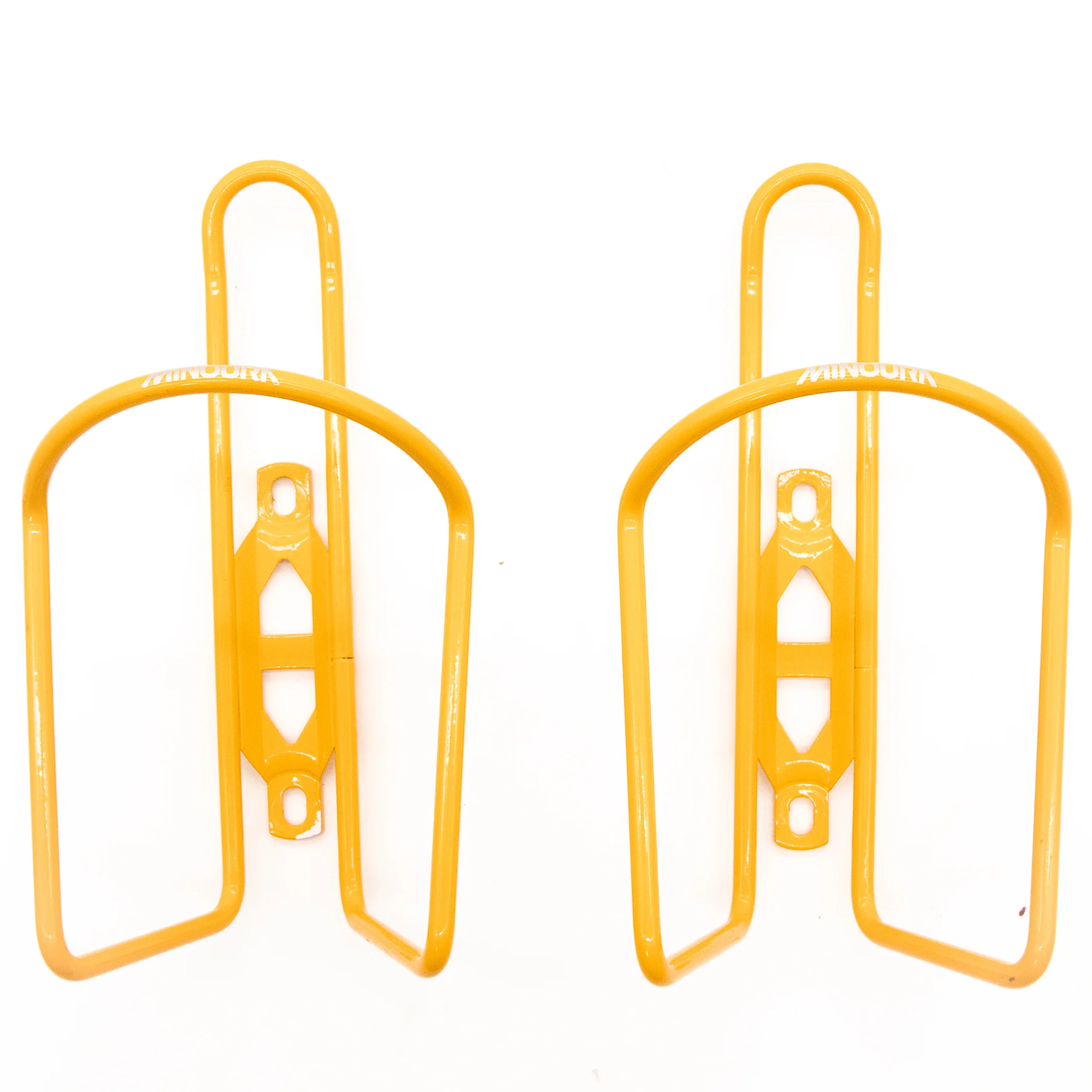 Minoura Dura Bicycle Bottle Cage Powder Yellow Pair 81g