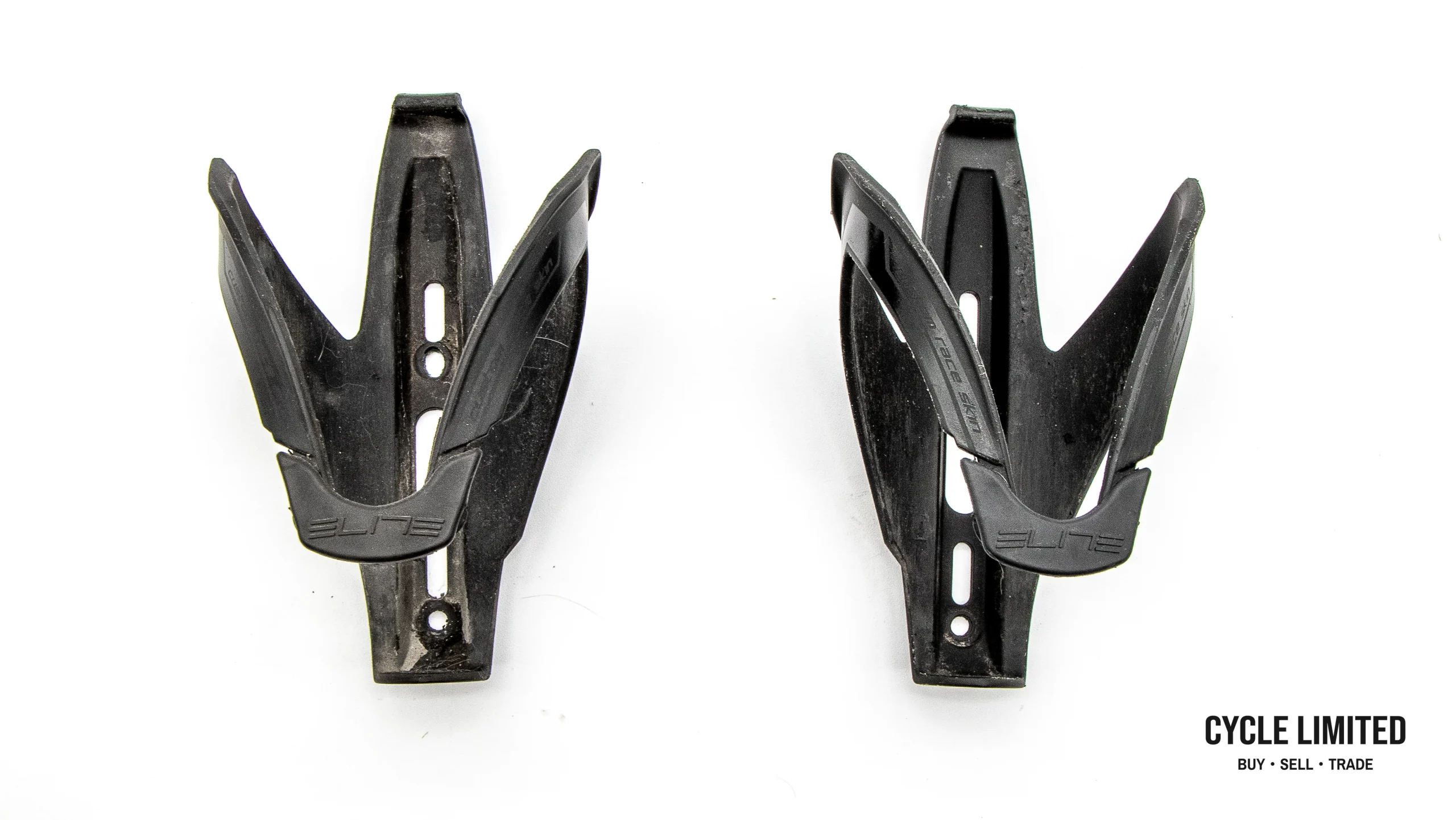 Elite Custom Race Skin Black Soft Touch Bottle Cages 85g