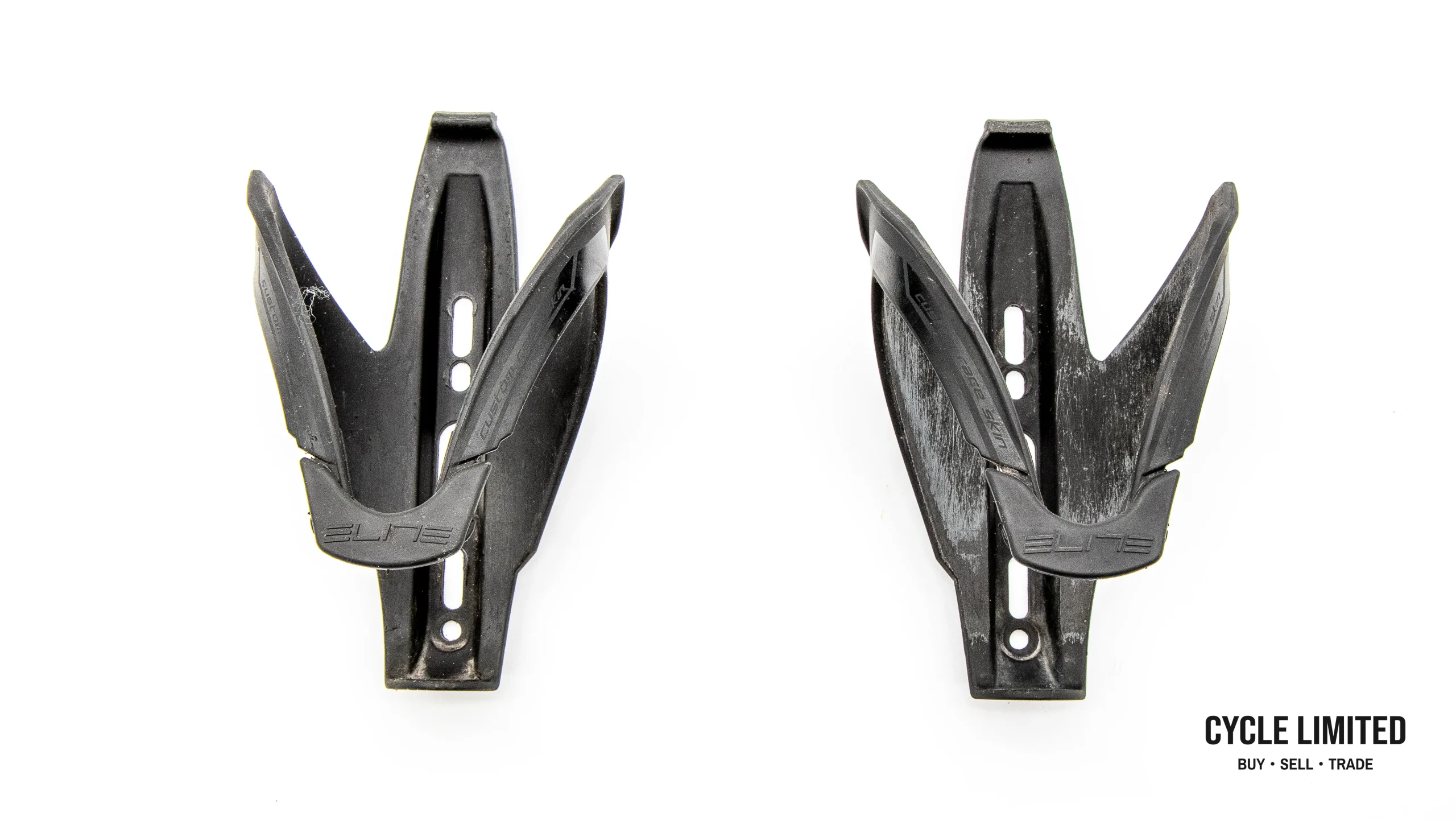 Elite Custom Race Skin Black Bottle Cages 84g