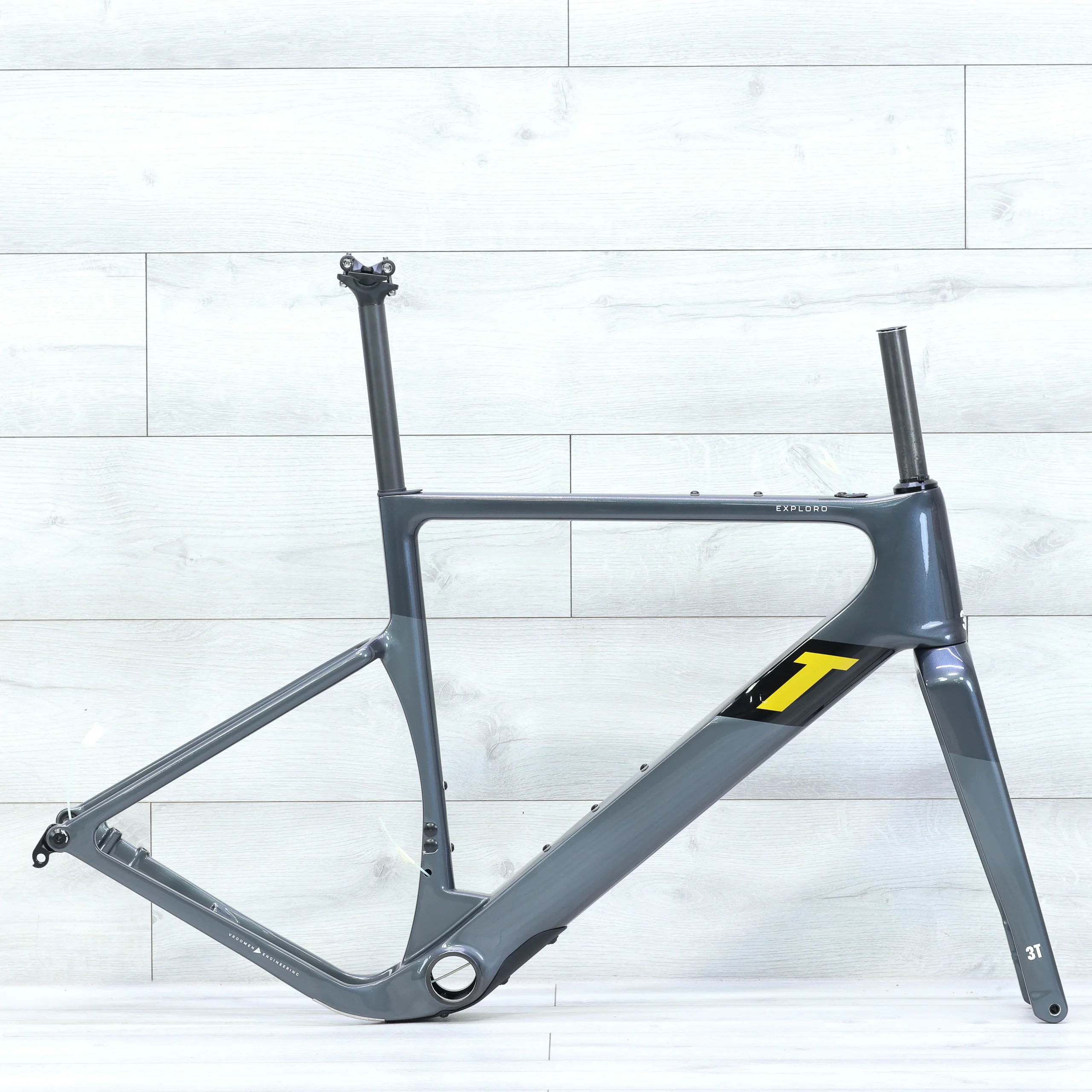 3T Exploro Ultra Gravel Bike Frameset Black/Glossy