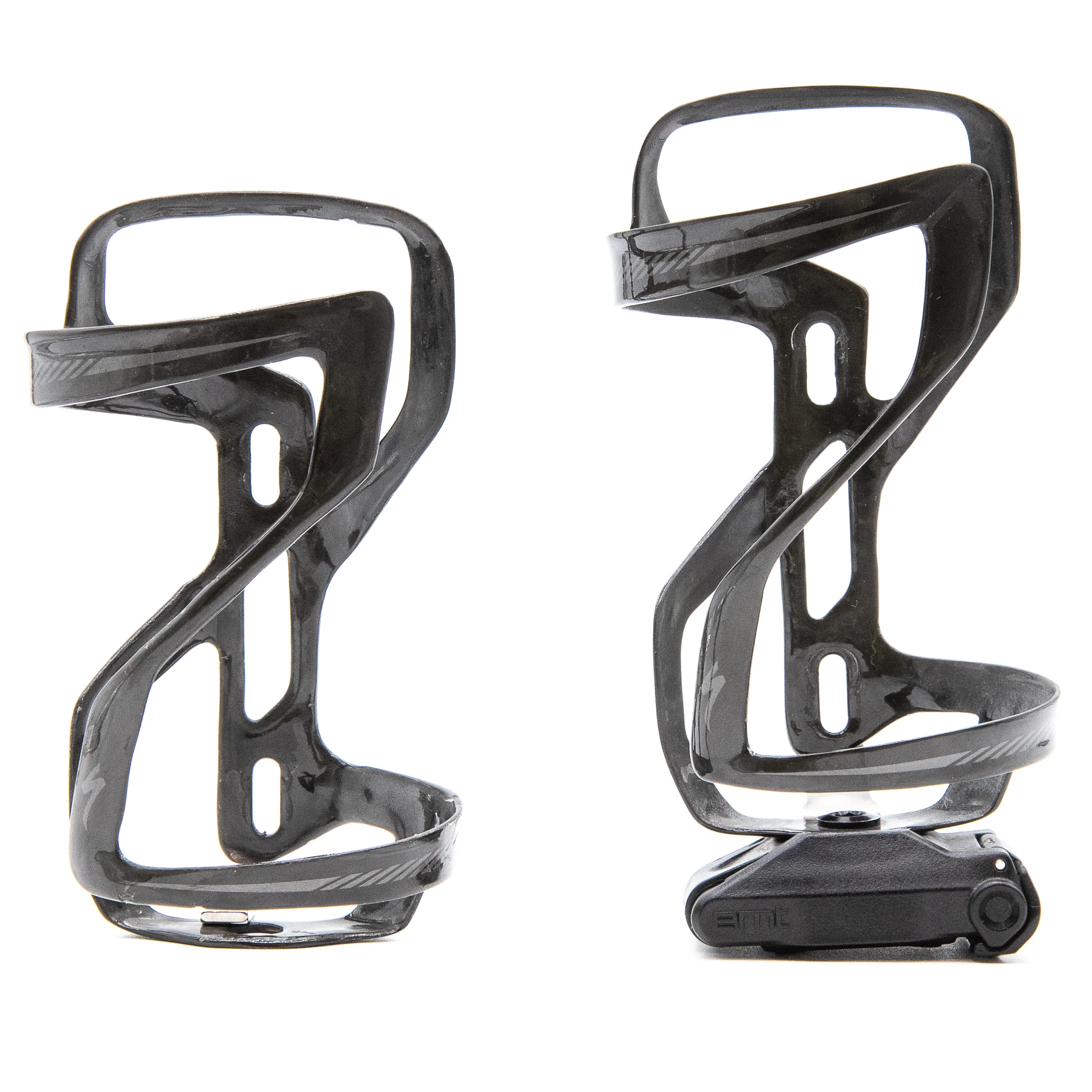 Specialized S-Works Carbon Zee Cages II Carbon/Charcoal Pair With EMT tool Right 132g