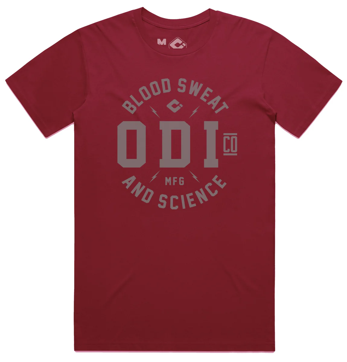 TOKEN TEE - Ox Blood/Grey