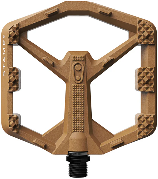 Crankbrothers Stamp 0 Pedals - Platform, Aluminum, 9/16", Brown, Large