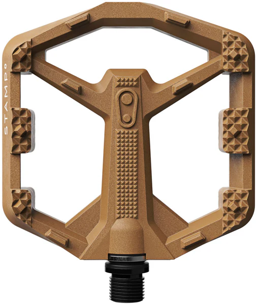 Crankbrothers Stamp 0 Pedals - Platform, Aluminum, 9/16", Brown, Small