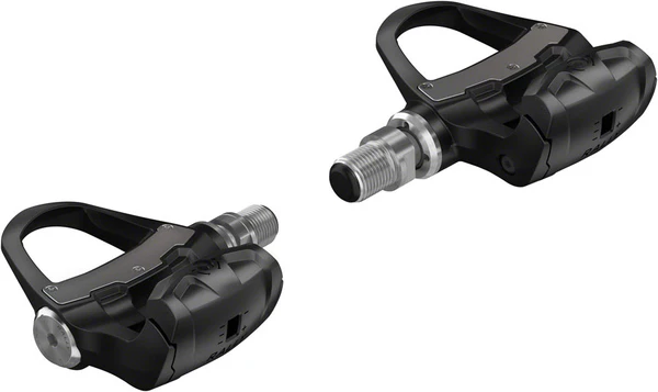 Garmin Rally RS200 Power Meter Pedals - Single Sided Clipless, Composite, 9/16", Black, Pair, Dual-Sensing, Shimano