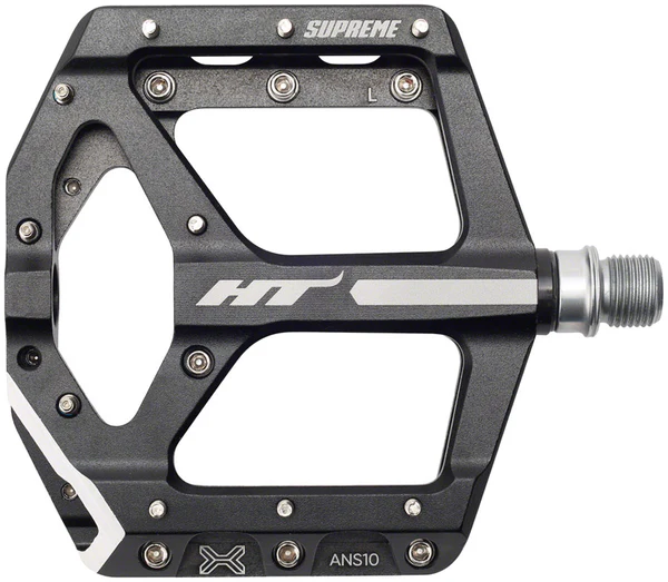 HT Components ANS10 Pedals - Platform, Aluminum, 9/16", Black