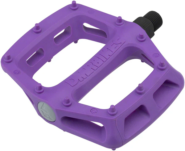 DMR V6 Pedals, 9/16" Plastic Platform Purple