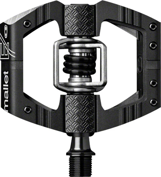 Crankbrothers Mallet Enduro Pedals - Dual Sided Clipless with Platform, Aluminum, 9/16", Black