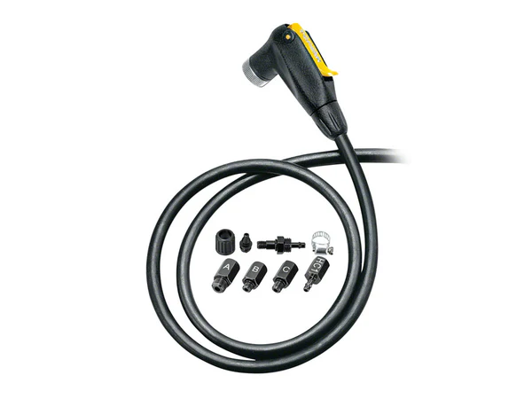 Topeak SmartHead Presta/Schrader Valve Upgrade w/ 38" Hose Retrofits Most Pumps