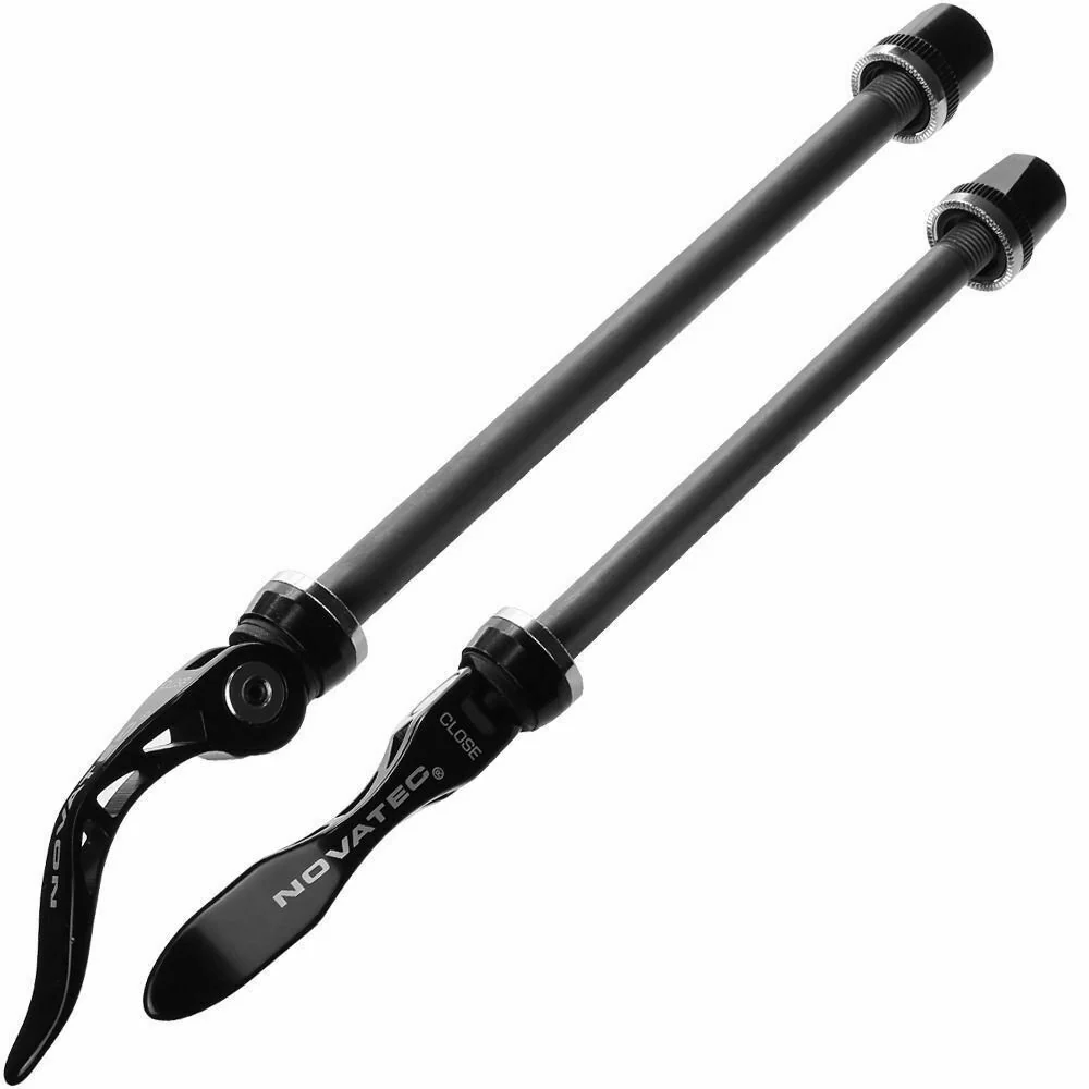 CyclingDeal Road Mountain Bike Bicycle Wheel Hub Quick Release Skewers Axles Set 9mm 10mm - Front 9mm x 135mm; Rear 10mm x 170mm