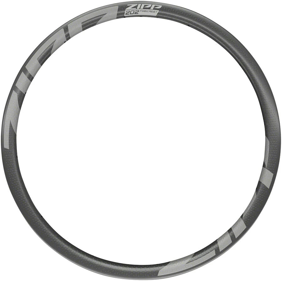 Zipp Speed Weaponry Zipp 202 Firecrest Carbon Rim - 700 Disc Brake Matte Carbon 24H Front/Rear