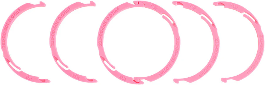 Fox Shox FOX Volume Spacers - Float X Nude 0.7" 2023 Qty 3