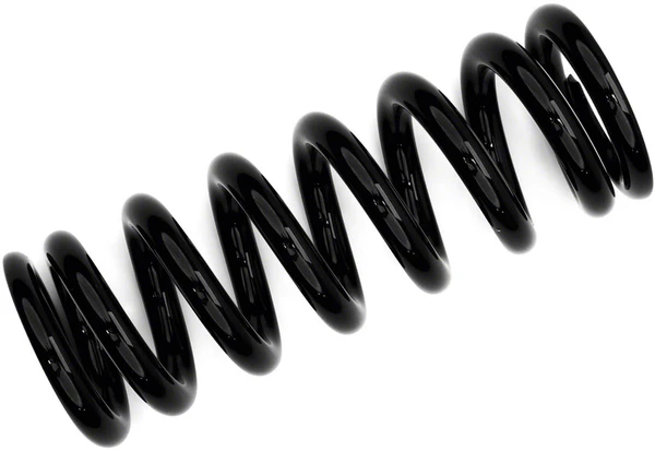 FOX Steel Rear Shock Coil Spring - 650 lb. x 2.3" Spring Travel, 4.954 TLG (Total Spring Length), Black