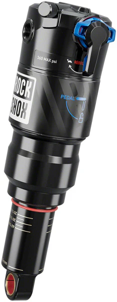 RockShox Deluxe Ultimate RCTRear Shock - 165 x 37.5mm, Linear XL, 4 Neg/0 Pos Tokens, Reb 55 / Comp 30, Lock Out 4,