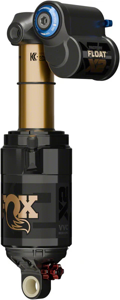 FOX FLOAT X2 Factory Rear Shock - Trunnion Metric, 185 x 55 mm, 2-Position Lever, Kashima Coat