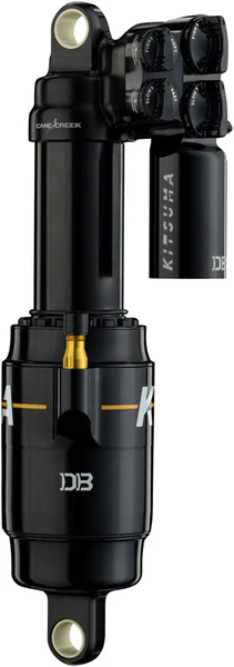 Cane Creek Kitsuma Air Rear Shock - 210 x 52.5mm, Standard Mount, Black, 2nd Gen
