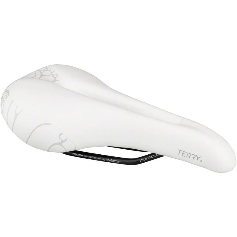 Terry Butterfly Chromoly Saddle - Chromoly, White, Women's