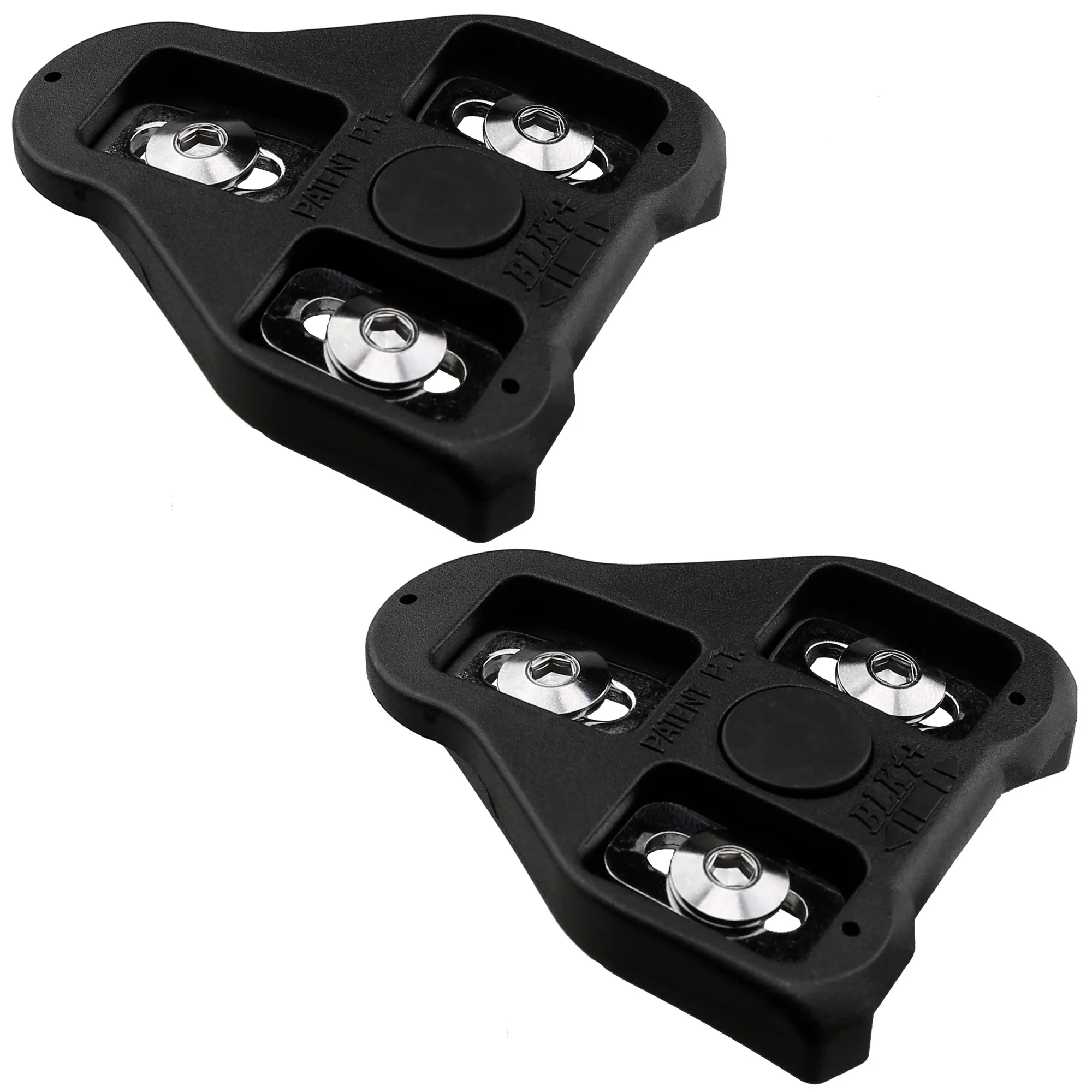 CyclingDeal 4 Pairs of Bike Cleats Compatible with Peloton Look Delta (0 Degree Fixed Floating) - Indoor Cycling & Road Bicycle Cleat Set - Compatible with Peloton Indoor Exercise Bikes Pedals & Shoes