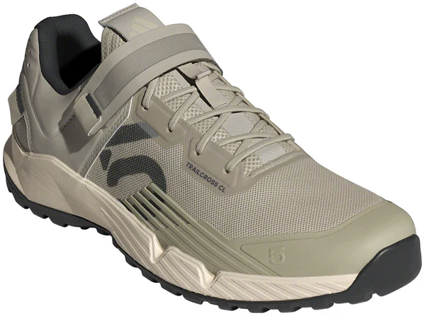 Five Ten Trailcross Mountain Clipless Shoes - Men's, Putty Gray/Carbon/Wonder White, 11.5