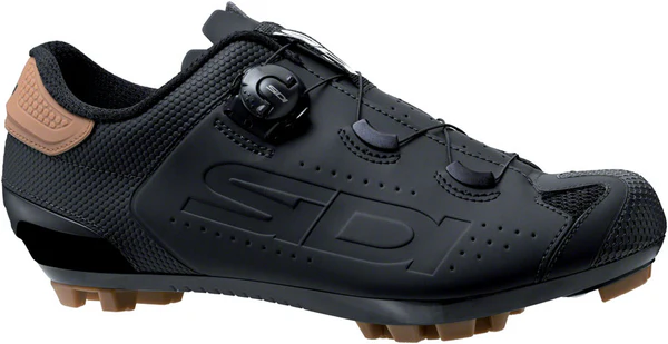 Sidi Dust Mountain Clipless Shoes - Men's, Black/Black, 39.5