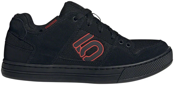 Five Ten Freerider Flat Shoes - Men's, Core Black/Red/Gray Five, 10