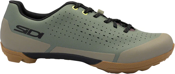 Sidi Asper Laces Gravel Shoes - Men's, Military, 40.5, Millenium Fit