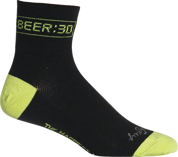 SockGuy Beer:30 Sock: Black LG/XL
