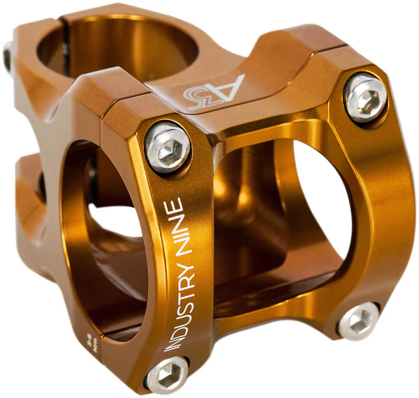 Industry Nine A35 Stem - 40mm, 35 Clamp, +/-8, 1 1/8", Aluminum, Bronze