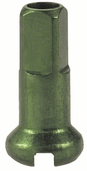 DT Swiss 2.0 x 12mm Green Alloy Nipples, Box of 100