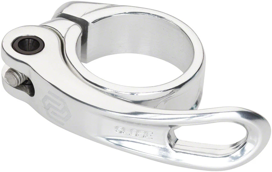 Promax QR-1 Quick Release Seatpost Clamp - 34.9mm Silver