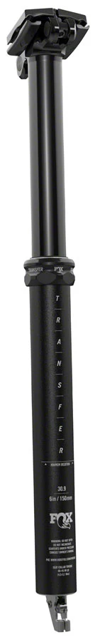 Fox Shox FOX Transfer Performance Series Elite Dropper Seatpost - 30.9 100 mm Internal Routing Anodized Upper