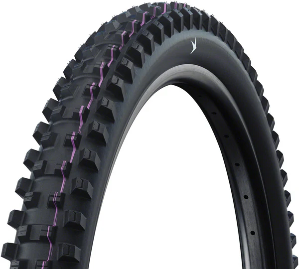 Schwalbe Shredda Front Tire - 29 x 2.50, Tubeless, Folding, Black, Evolution Line, Gravity Pro, Addix Ultra Soft,