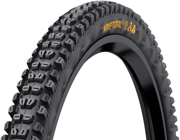 Continental Kryptotal Rear Tire - 27.5 x 2.40, Tubeless, Folding, Black, SuperSoft, Enduro Casing, E25