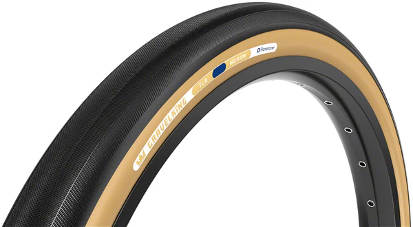 Panaracer GravelKing Slick Tire - 700 x 45, Tubeless, Folding, Black/Brown