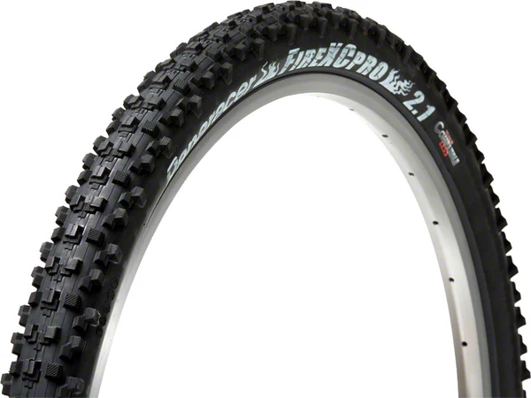 Panaracer Fire Pro Tubeless Compatible 26 x 2 .1 Tire, Folding Bead, Black