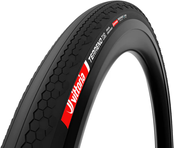 Vittoria Terreno T10 Hardpack Tire - 700 x 40, Tubeless, Folding, Black, Gravel Endurance, Graphene, G2.0