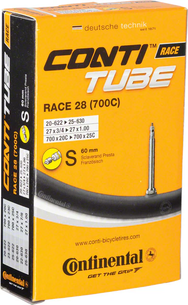 Continental 700 x 18-25mm 60mm Presta Valve Tube