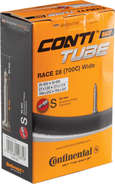 Continental Standard Tube - 700 x 25 - 32mm, 42mm Presta Valve