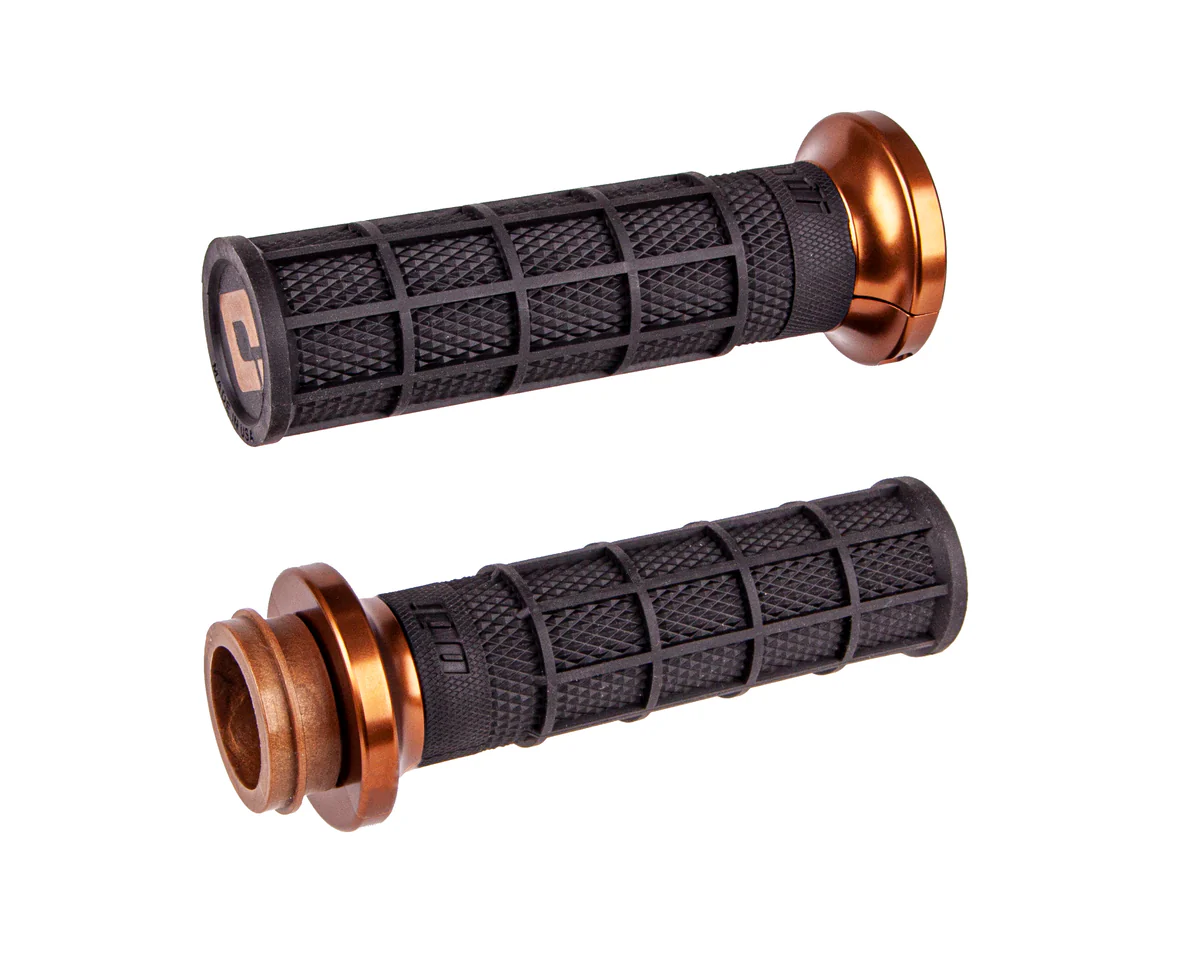 HARLEY-DAVIDSON 1984+ CABLE:V-TWIN LOCK-ON™ HART-LUCK SIGNATURE FULL-WAFFLE GRIP SET