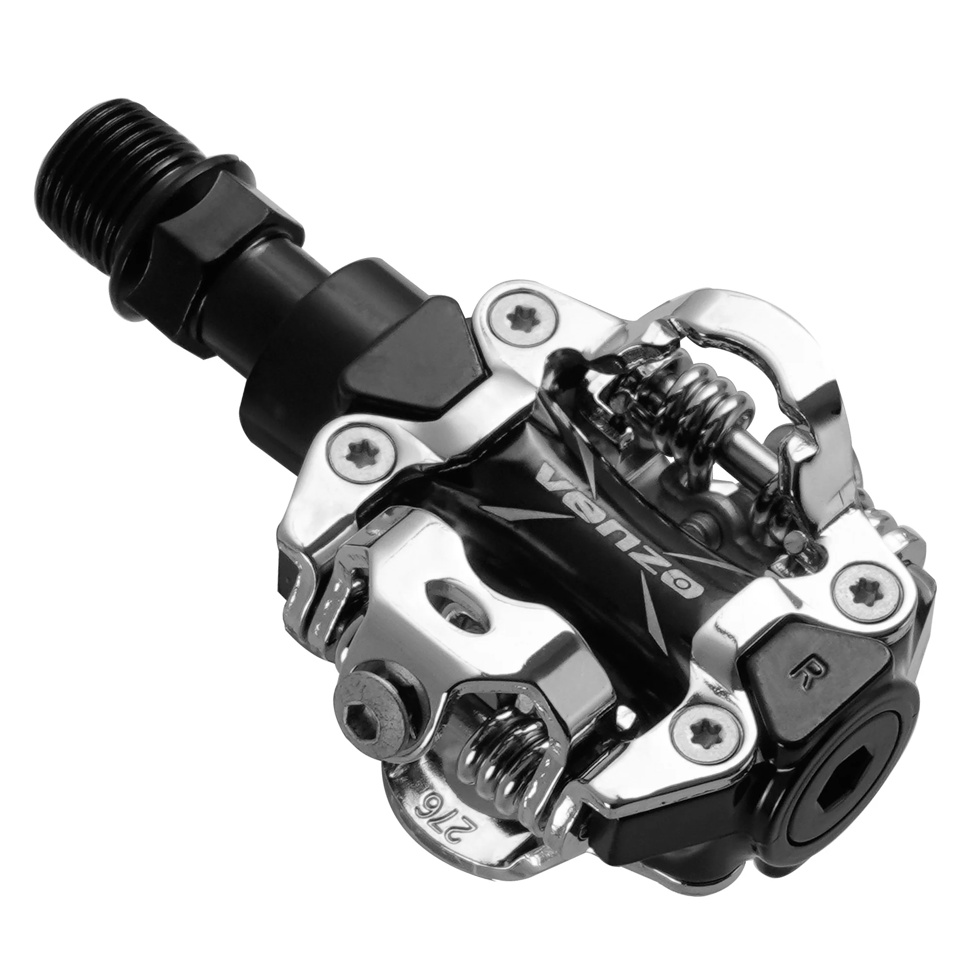 VENZOMTB Mountain Bike Sealed Clipless Pedals compatible with Shimano SPD Type Cleats SM-SH51 - Perfect For All MTB Shoes - Easy Clip in