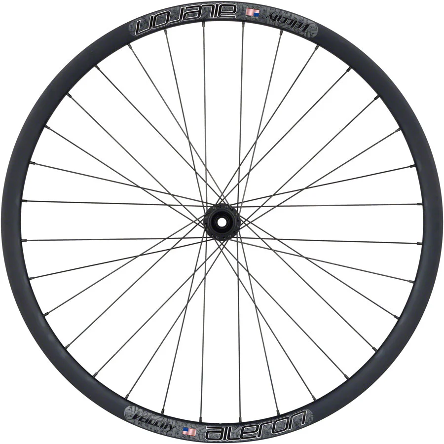 Quality BearPawls / Velocity Aileron Front Wheel - 700c 12 x 100mm Center-Lock BLK