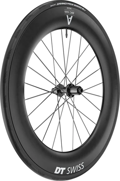 DT Swiss ARC 1400 DiCut 85 Rear Wheel - 700, 12 x 142mm, Center-Lock, HG11 Road/XDR, Ratchet EXP 36, Black, WTS w/GP5000