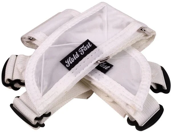 Hold FastPearly White Straps w/ Pedals