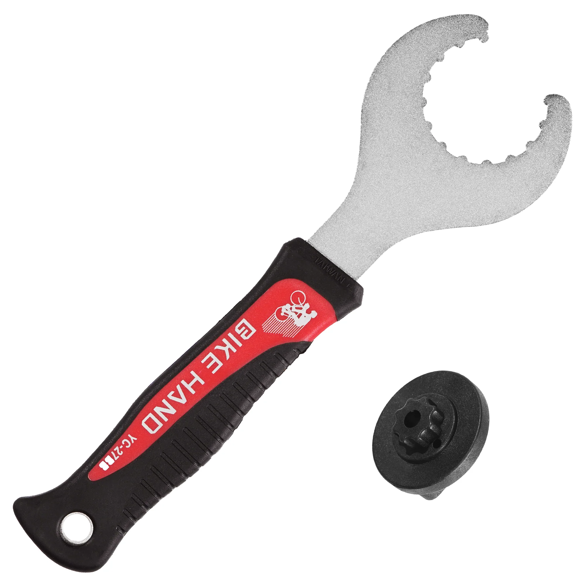 BikeHand Bicycle Bottom Bracket Tool - Compatible with Shimano Hollowtech II/BB9000, BBR60, M8000, Sram Dub, Truvativ GXP, FSA Mega EVO or Campagnolo Ultra-Torque - for Hollowtech 2