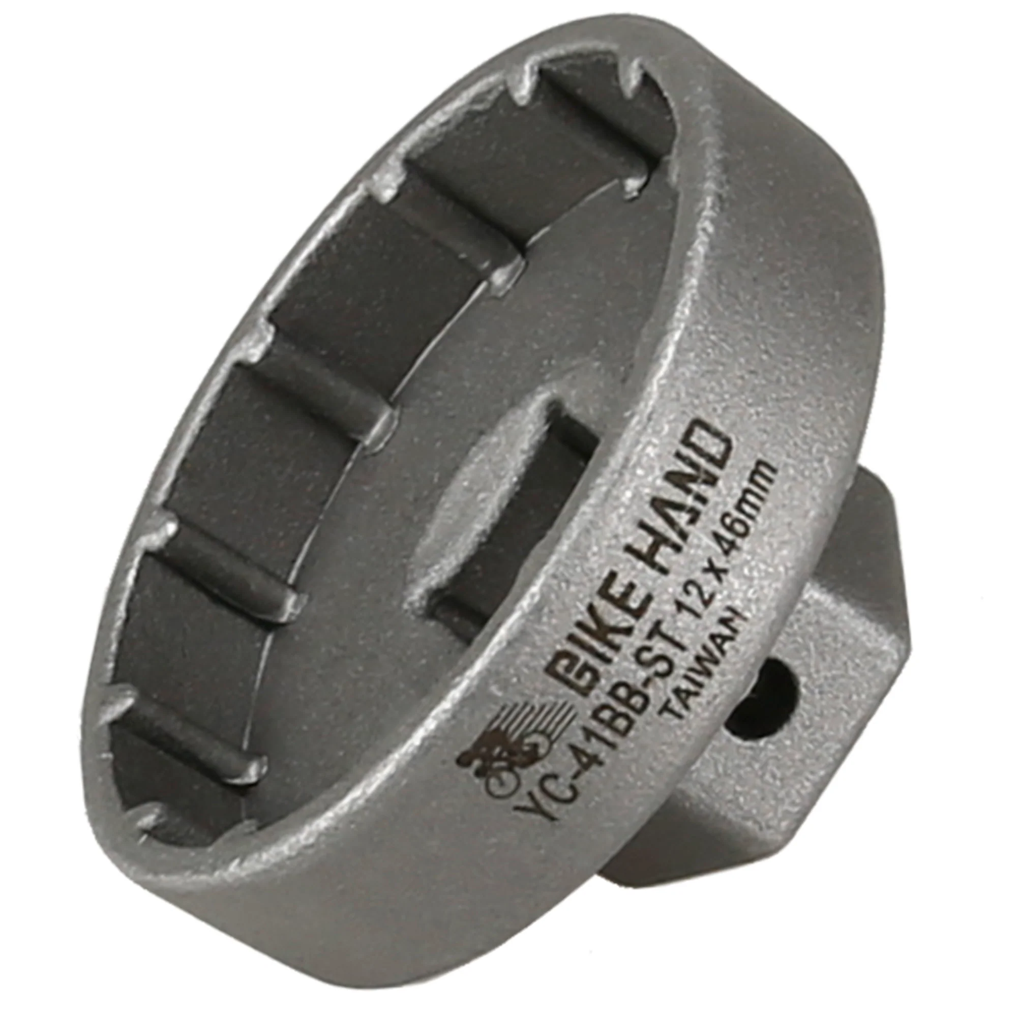 BikeHand Bike Bicycle 12 Notch 46mm Bottom Bracket Install Remover Tool Compatible with SRAM DUB Fits 68mm 73mm External Threaded - Heavy Duty Steel Socket