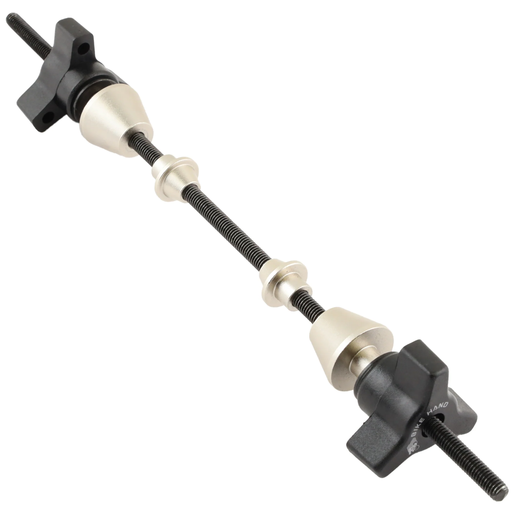 BikeHand Bike Wheel Truing Stand Thru Axle Adapter- Great Adapter For All 12mm, 15mm, 20mm, 24mm Through Axles - Compatible with Bicycle Truing Stand